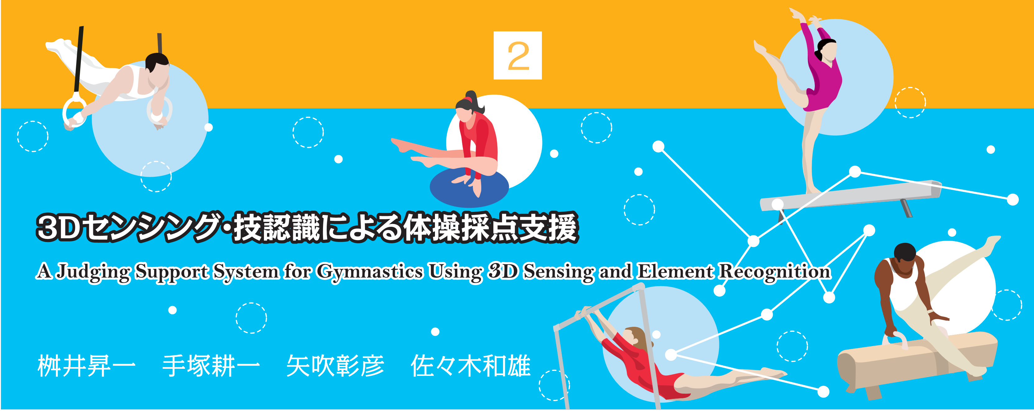 特別小特集 2. 3Dセンシング・技認識による体操採点支援