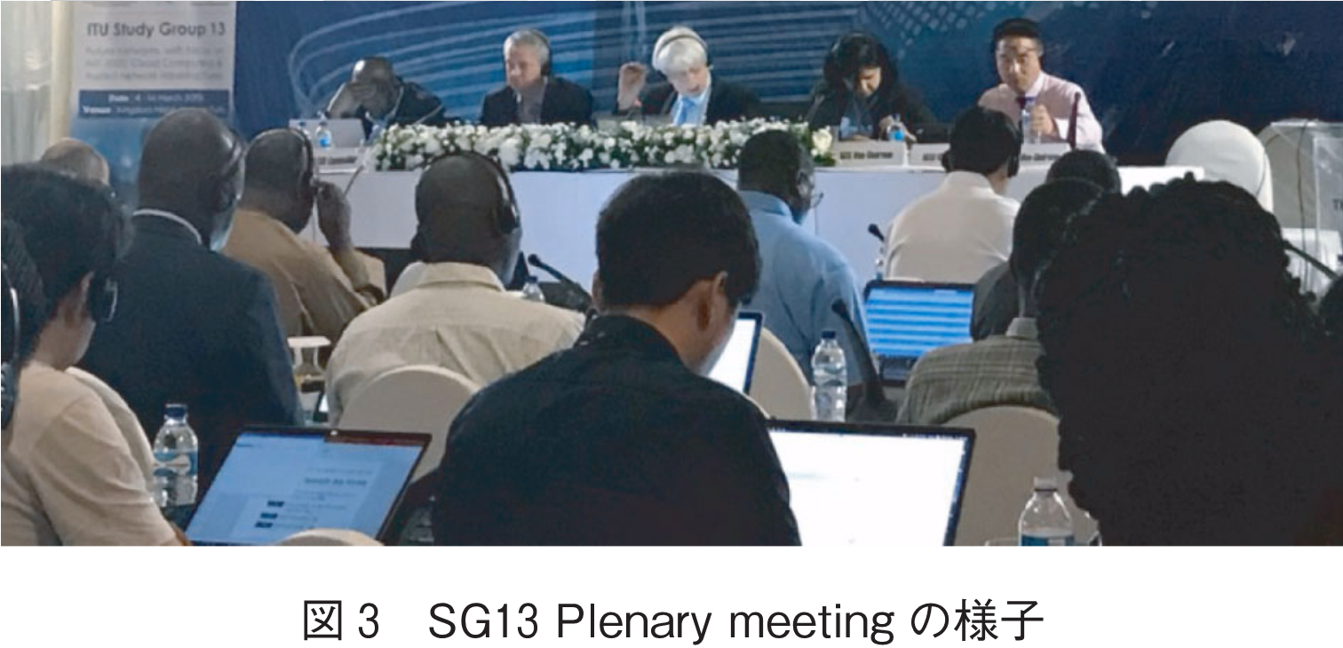 図3　SG13 Plenary meetingの様子