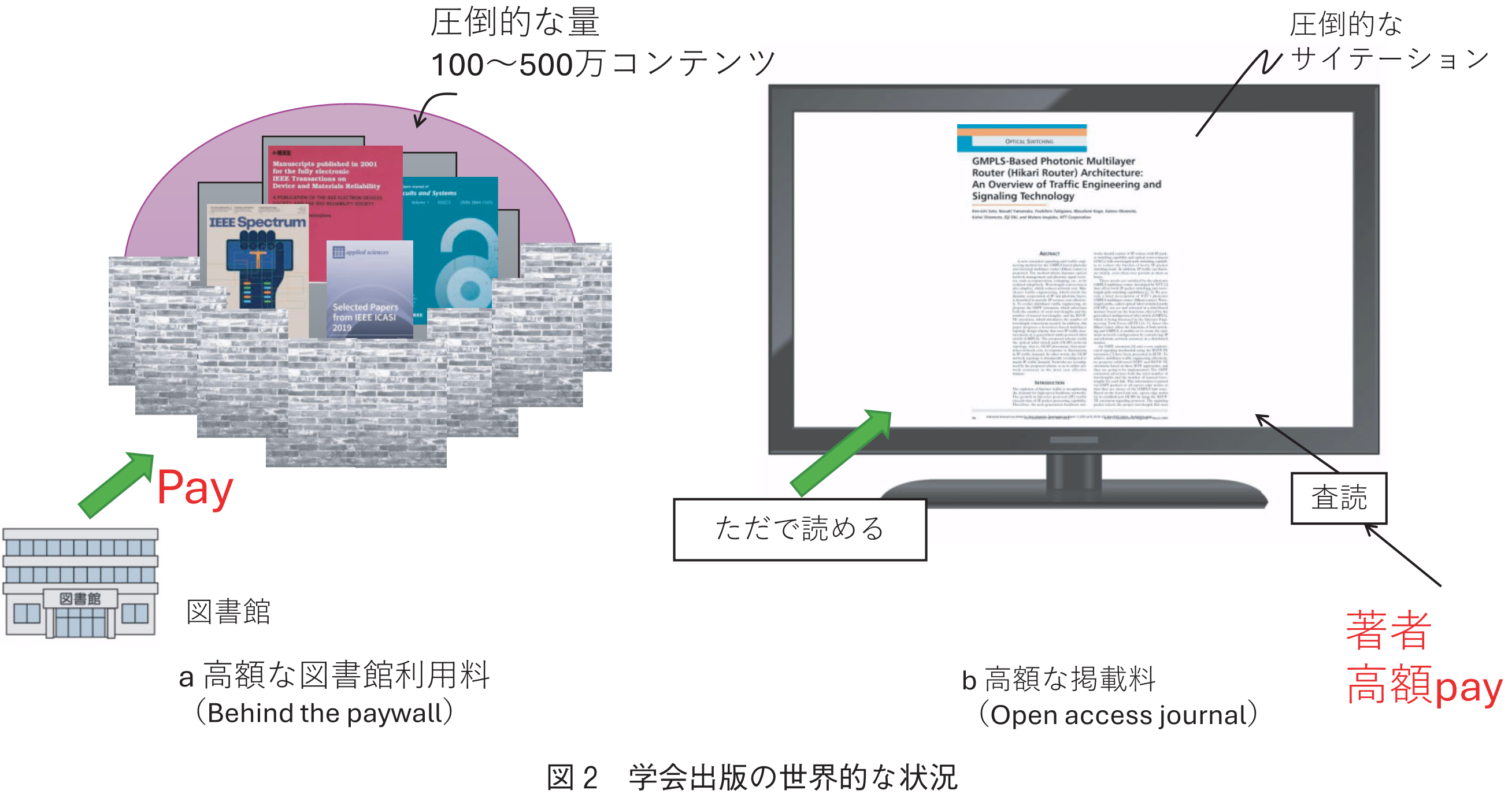 図2　学会出版の世界的な状況